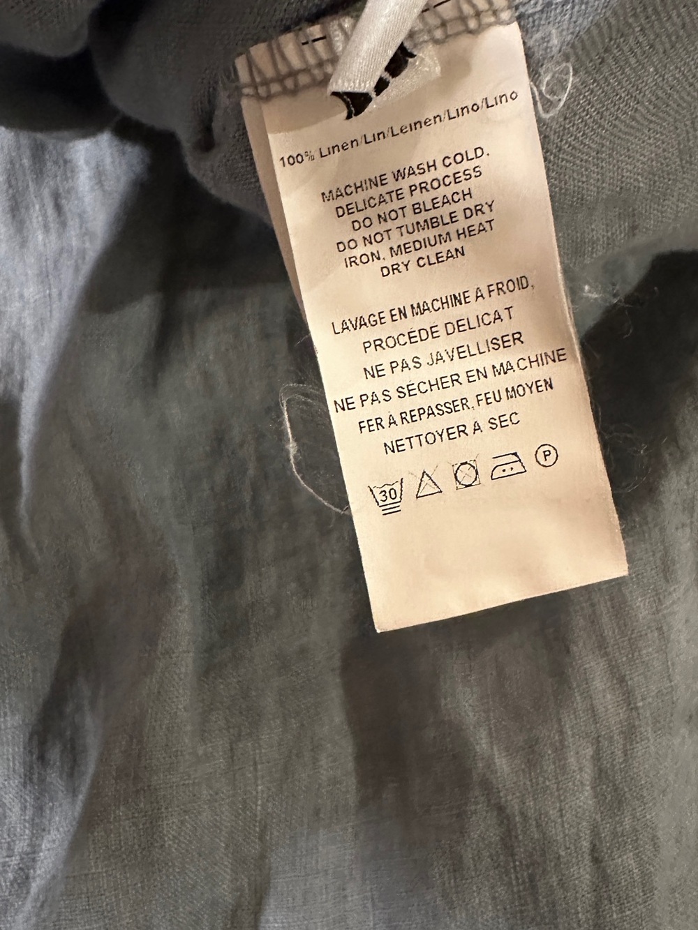 New Beachwood The Bonita Maxi Linen Dress in Yoli Size M/L - Picture 5 of 9